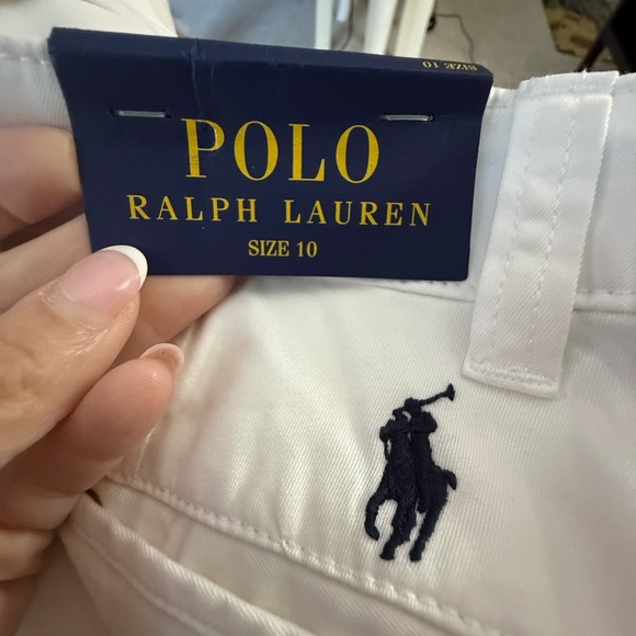 Ralph Lauren White Wide-Leg Trousers - Picture 3 of 10